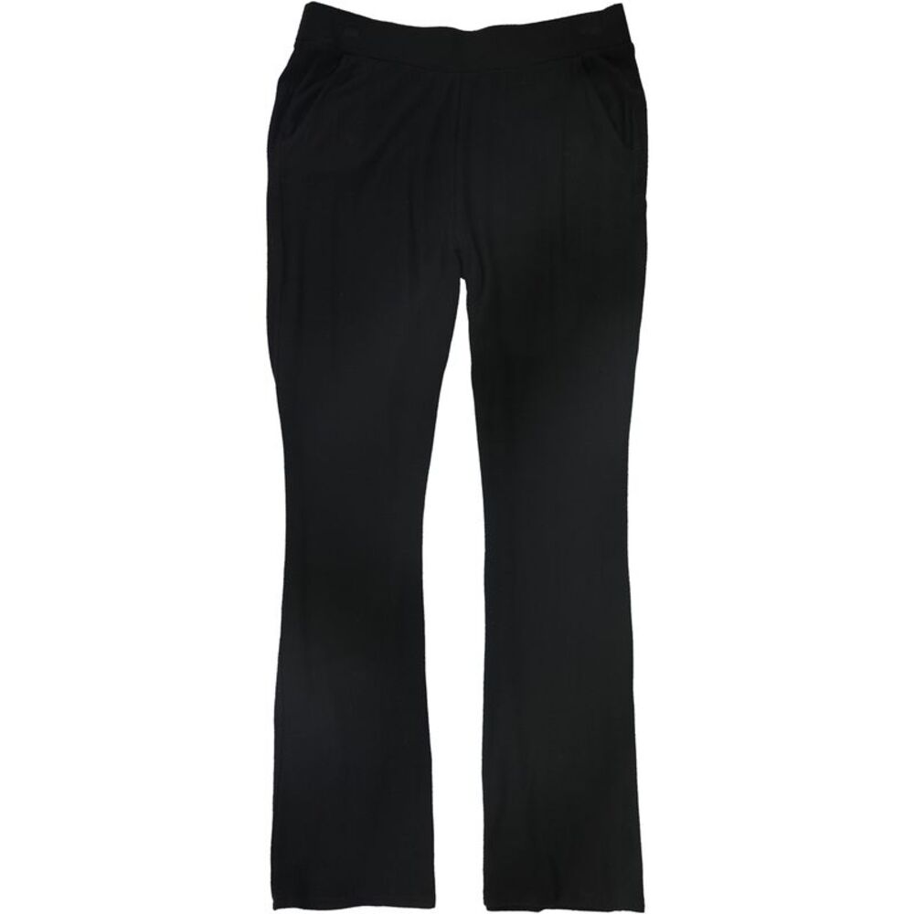 GUESS Womens Opal Straight Leg Lounge Casual Pants, Black, S, DM